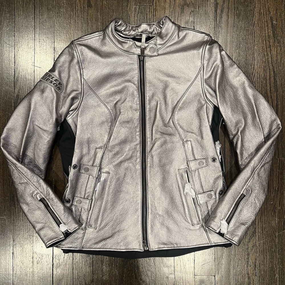 Harley-Davidson Silver Leather Jacket